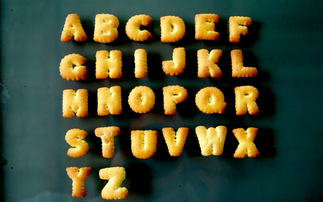 food spelling letters