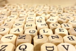 wooden letter blocks